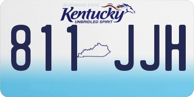 KY license plate 811JJH