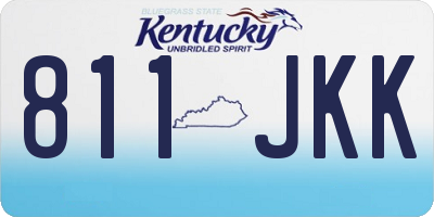 KY license plate 811JKK