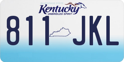 KY license plate 811JKL