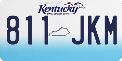 KY license plate 811JKM