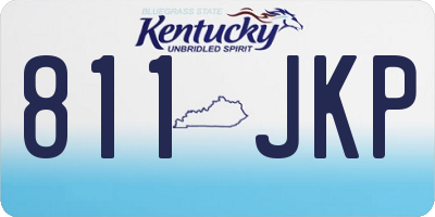 KY license plate 811JKP