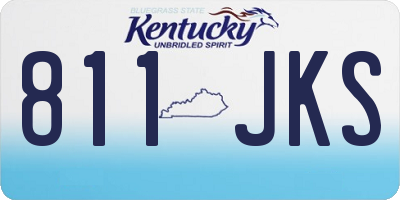 KY license plate 811JKS