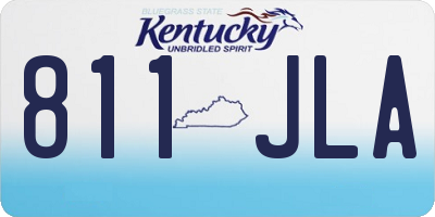 KY license plate 811JLA