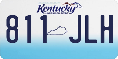 KY license plate 811JLH