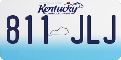 KY license plate 811JLJ