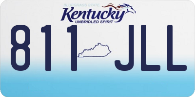 KY license plate 811JLL