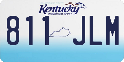 KY license plate 811JLM
