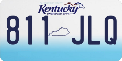 KY license plate 811JLQ