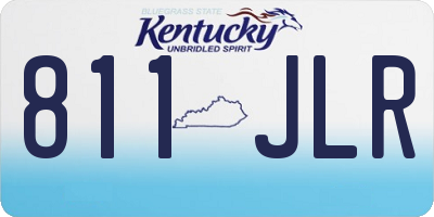 KY license plate 811JLR