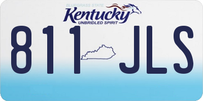 KY license plate 811JLS