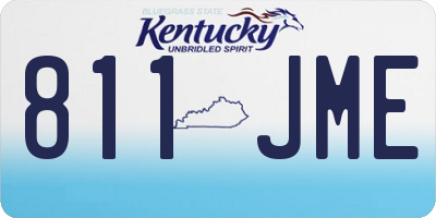 KY license plate 811JME