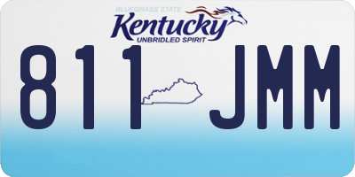 KY license plate 811JMM