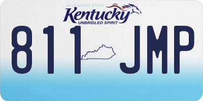 KY license plate 811JMP