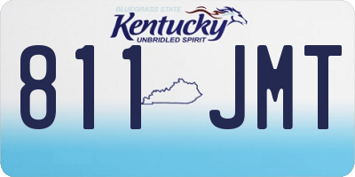 KY license plate 811JMT