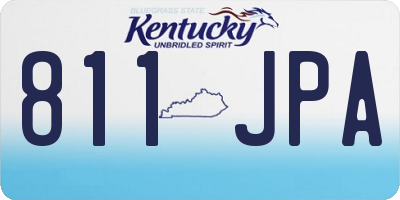 KY license plate 811JPA