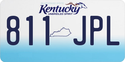 KY license plate 811JPL