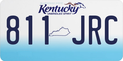 KY license plate 811JRC