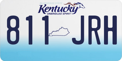 KY license plate 811JRH