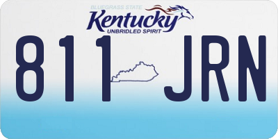KY license plate 811JRN