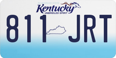 KY license plate 811JRT