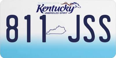 KY license plate 811JSS