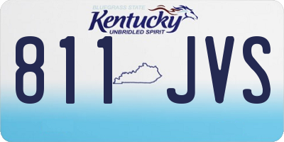 KY license plate 811JVS