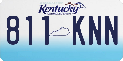 KY license plate 811KNN