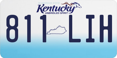 KY license plate 811LIH