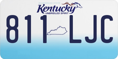 KY license plate 811LJC