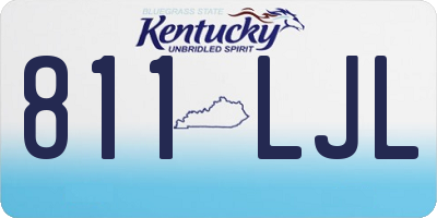 KY license plate 811LJL