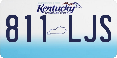 KY license plate 811LJS
