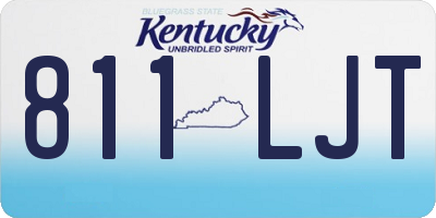 KY license plate 811LJT