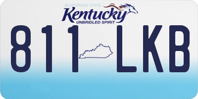 KY license plate 811LKB