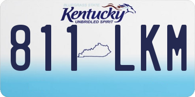 KY license plate 811LKM