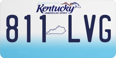 KY license plate 811LVG