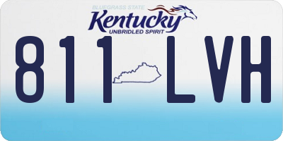 KY license plate 811LVH