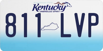 KY license plate 811LVP