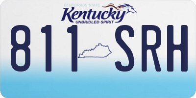 KY license plate 811SRH