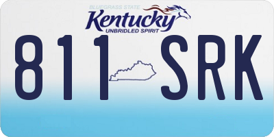 KY license plate 811SRK