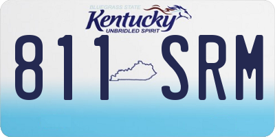 KY license plate 811SRM
