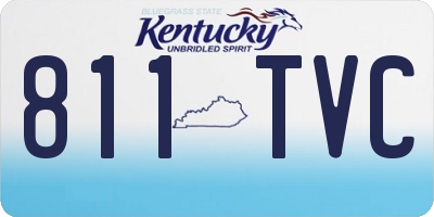 KY license plate 811TVC