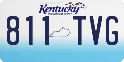 KY license plate 811TVG