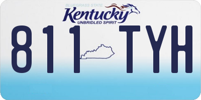 KY license plate 811TYH