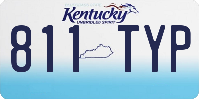 KY license plate 811TYP