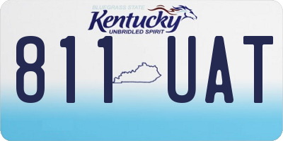 KY license plate 811UAT