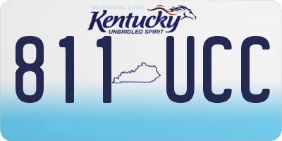 KY license plate 811UCC