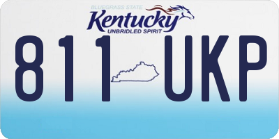 KY license plate 811UKP