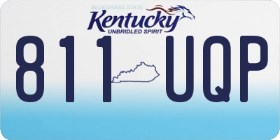 KY license plate 811UQP