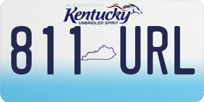 KY license plate 811URL