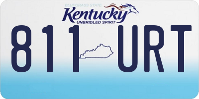 KY license plate 811URT